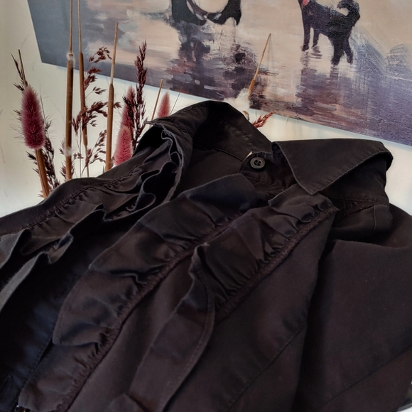 ⭐❤SOLD❤Buy 3 get 1 Free LOFT ruffle Blouse - Picture 5 of 5